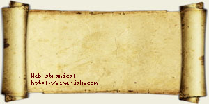 Jasmina Stranjaković vizit kartica